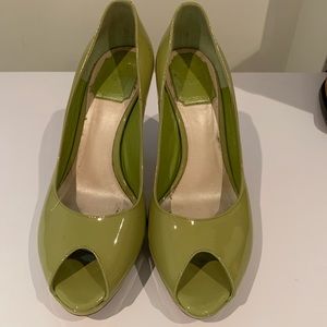 Christian Dior Neon Green heel